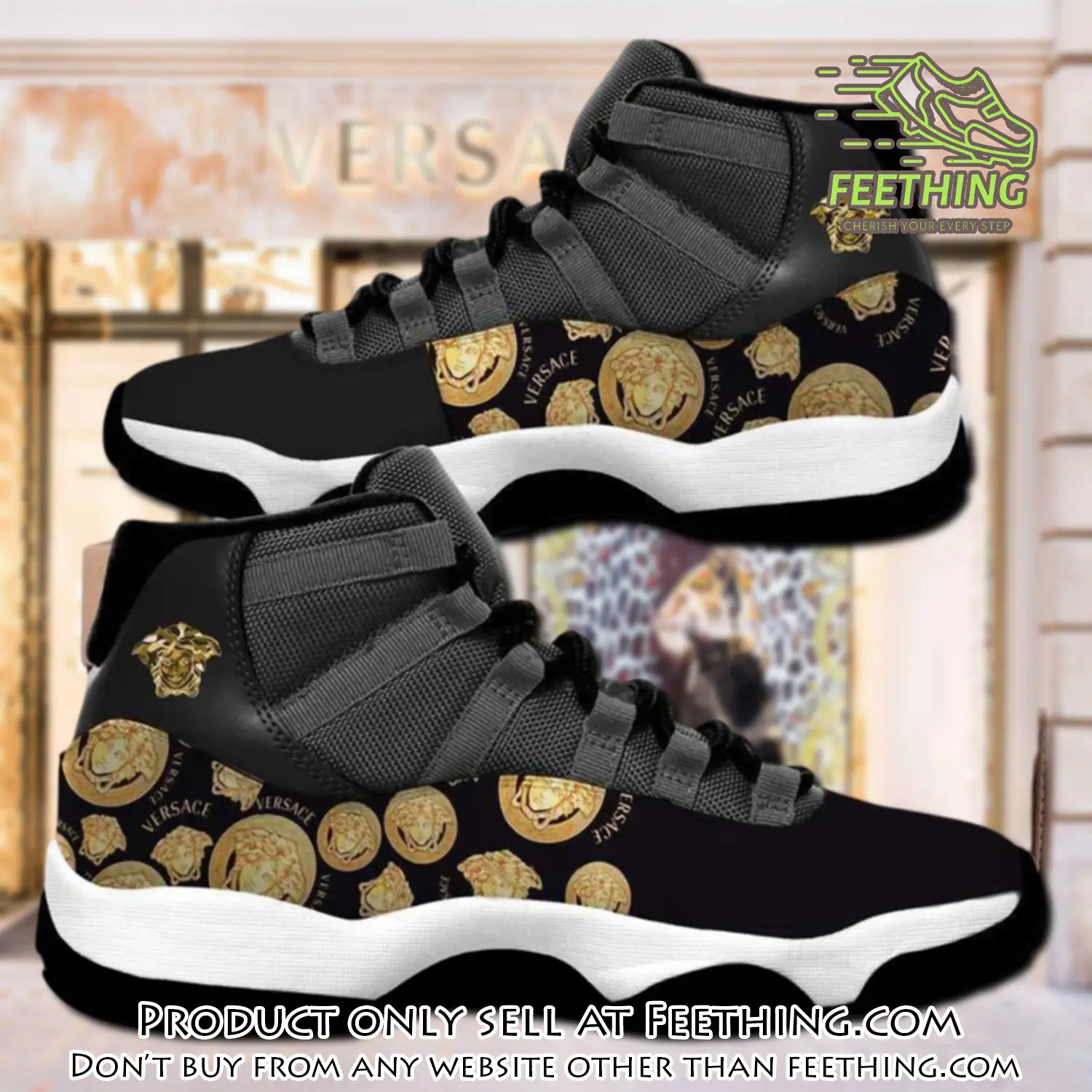 Luxury gianni versace air jordan 11 sneakers shoes hot  gifts for men women ft3001613
